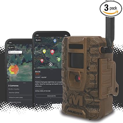 Muddy Mitigator 3.0 36MP Cellular Trailcam w/8 AA Batteries, 16GB SD Card, Dual Network Coverage, 720p Video/Audio, On-Demand Function, MUD-MTGTR3K - Main Image