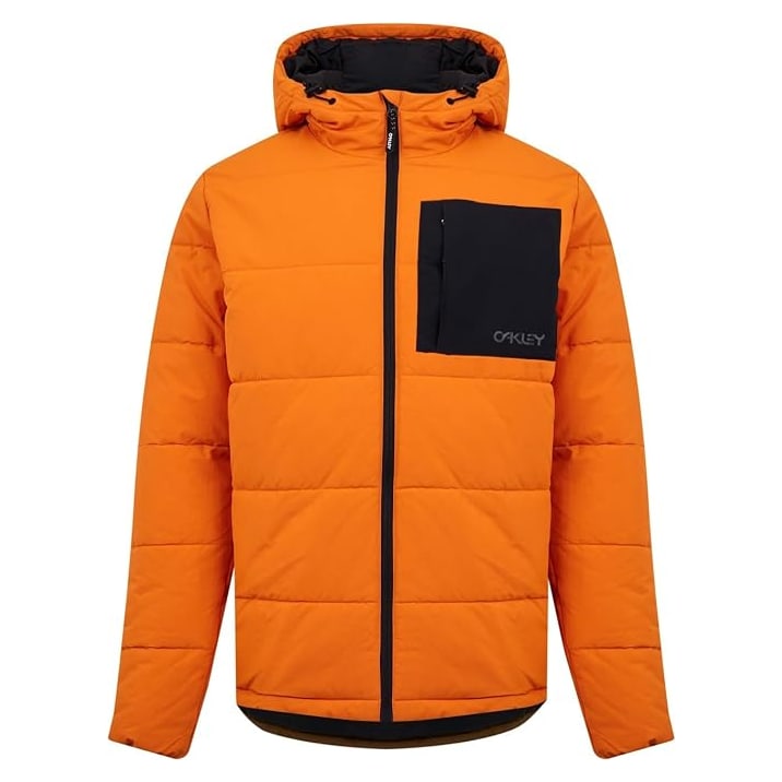 Oakley Men's Burnt Orange L Lifestyle Tahoe Puffy RC Jacket FOA403427-700-L - Main Image