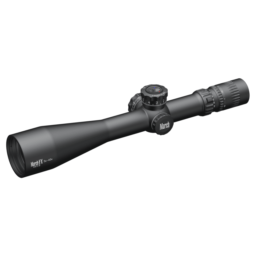 March FX Tactical Gen II 5x-40x56 FML-1 Reticle 0.1 MIL FFP Riflescope D40V56FML10-G2-FML-1