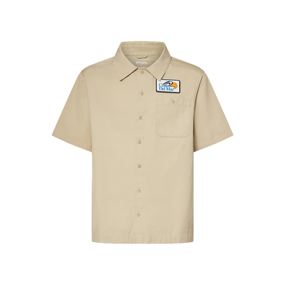 Costa Del Mar Lifestyle New Silhouette Del Mar Woven Shirt Mens Eucalyptus FQA401348-7CR - Main Image