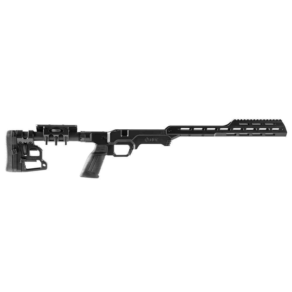 MDT LSS Gen3 Ruger M77 SA RH Tactical BLK Chassis System 115043-BLK