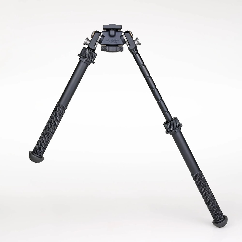 B&T BT47-NC PSR Atlas Bipod Tall PLUS Area 419 ARCALOCK QD Clamp (Installed) BT47-NC-QD-ARCA-Clamp