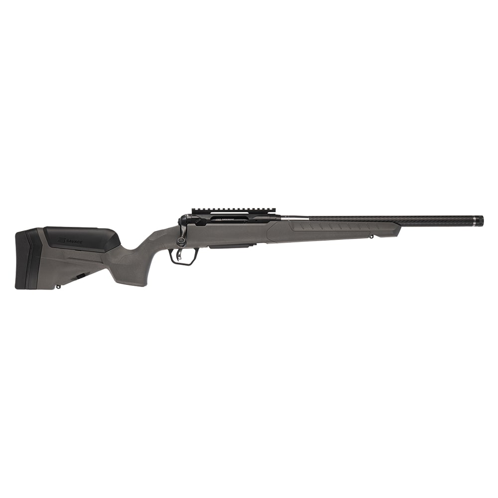 Savage Arms Model 110 Carbon Hunter 6.5 PRC 20"Bbl 1:8 Carbon Fiber Black-Cerakote Action w/ Adj. Trigger 1-Piece Rail Bolt Action Rifle 32952 - Main Image