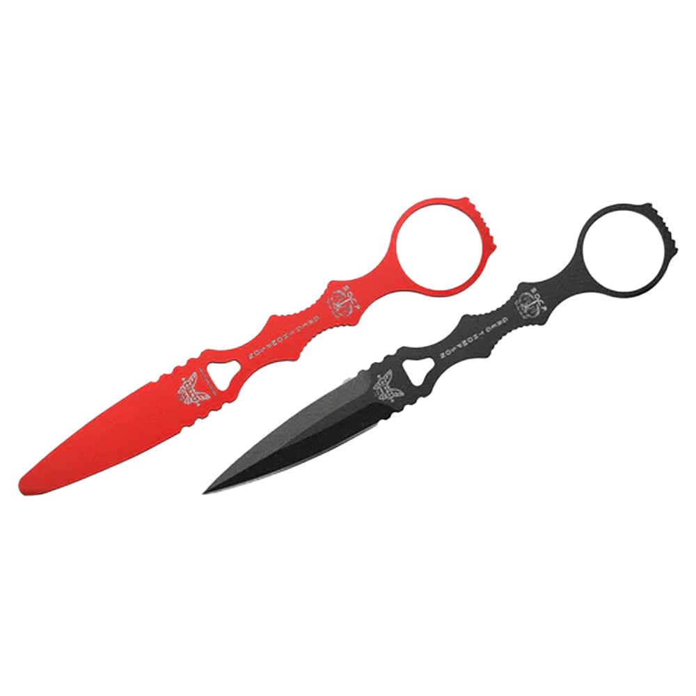 Benchmade SOCP Fixed Blade Double-Edged Dagger Trainer Combo Black Knife 176BKSN-COMBO