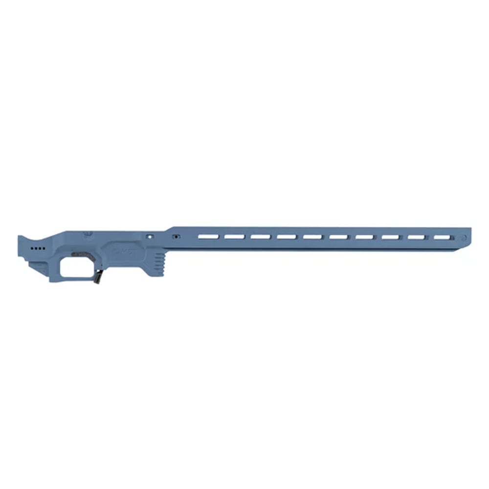 MDT ACC Elite Chassis for Ruger American Short Action Right Hand, Titanium Blue 116730-TBL - Main Image
