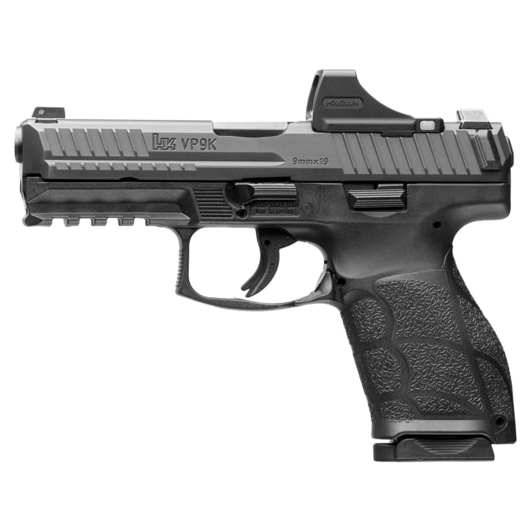 HK VP9A1 K Compact 9mm 4.09" Bbl Optics Equipped Holosun SCS 15rnd Frame CA Compliant Handgun w/(2) 10rd Mags 81001162