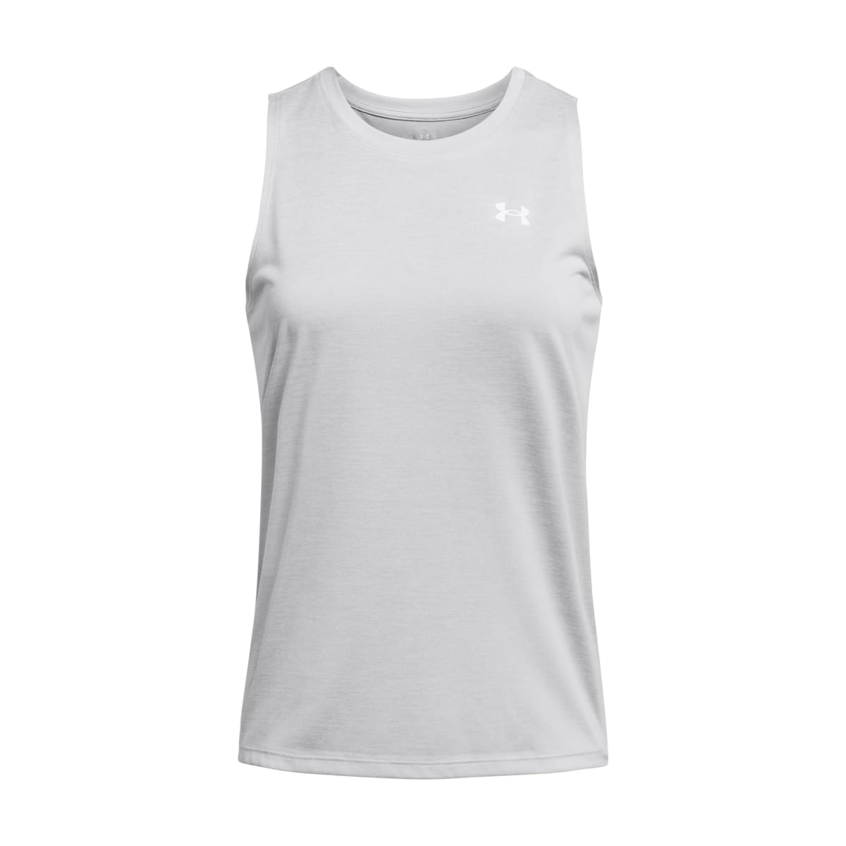 Under Armour Women's Tech Twist Sleeveless Halo Gray/White/White Shirt 1383656-01400 - Main Image