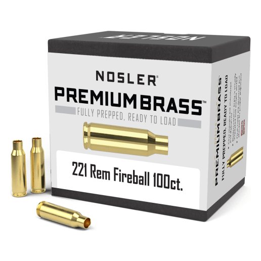 Nosler Premium Brass Box - 221 Rem Fireball (100ct) 10078