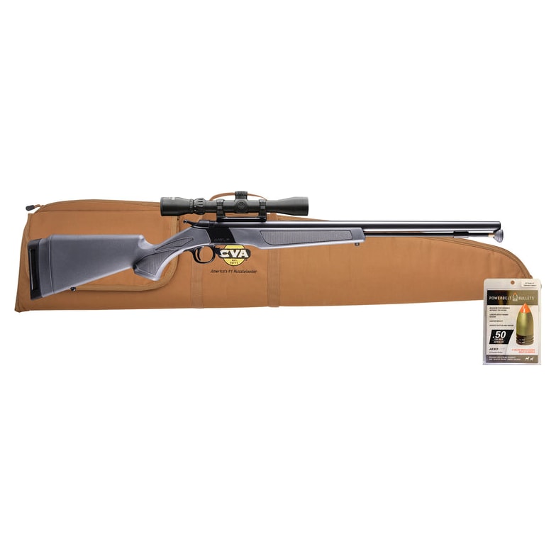 WOLF - Blued | Stealth Grey - KonusShot 3-9x32 - 50 CAL | 300 AeroLite - 24" bbl