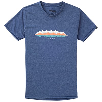 Sitka Womens Ridgeline Tee SS NAVY Medium 20078-NV-M