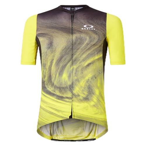Oakley Endurance Dazzle Camo Jersey Gradient Swirl BK/YL XS FOA404398-9Z9XS