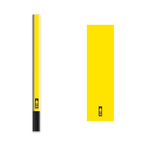 Bohning 4" X-Small Neon Yellow Wrap 13pk 501033NY