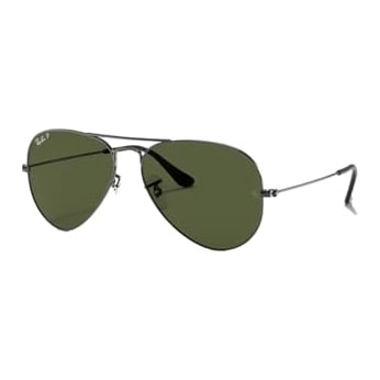 Ray-Ban Aviator Large Metal Gunmetal G-15 Green 0RB3025-W087958