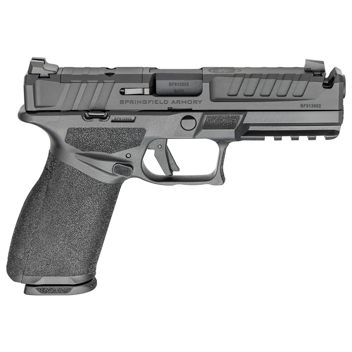 Springfield Armory Echelon 4.5F Full Size 9mm 4.5" Bbl Black Handgun w/U- Dot Tritium Sights, , Integrated Compensator, 2x15rd Mags EC9459B-U-COMP15 - Main Image