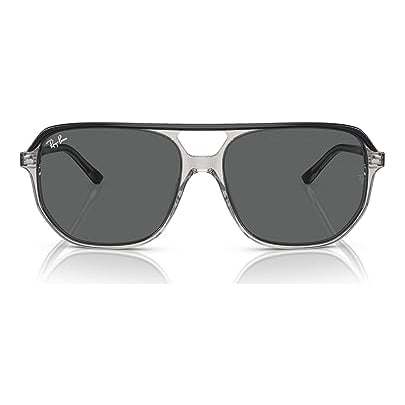 Ray-Ban Bill One Dark Gray on Transparent Gray Dark Grey 0RB2205-1396B157