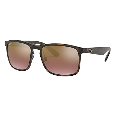 Ray-Ban Matte Havana Purple Mirror Gold Grad Polar 0RB4264-8946B58