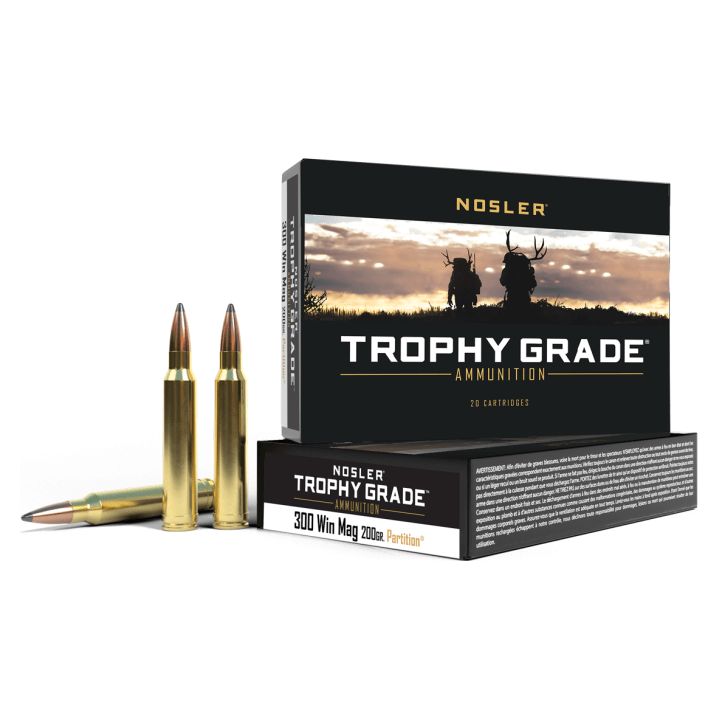 Nosler Trophy Grade TGA - 300 Win Mag 200g PT SP (20ct) Ammunition 60069