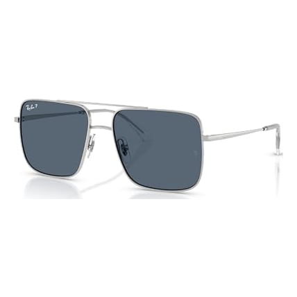Ray-Ban Silver Blue Polar 0RB3758-0032V56