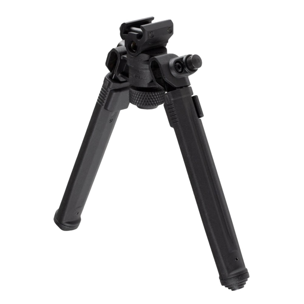 Magpul 6.80-10.30" 1913 Picatinny Rail Black Steel/Aluminum Bipod w/Rubber Feet MAG941-BLK - Main Image