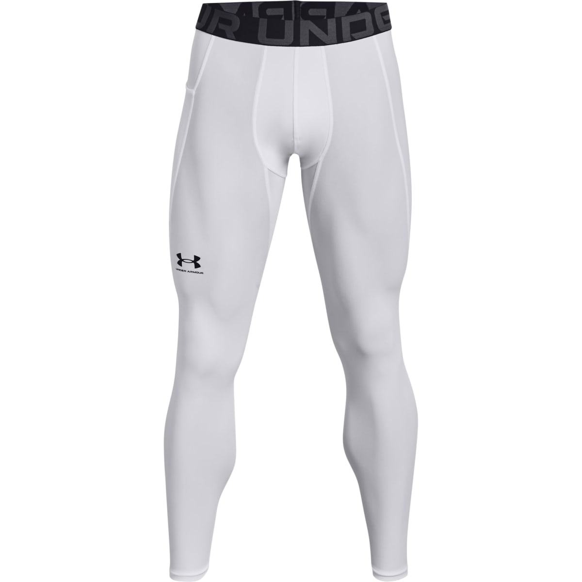 Under Armour Men's Heatgear Armour White/Black Leggings 1361586-10000 - Main Image