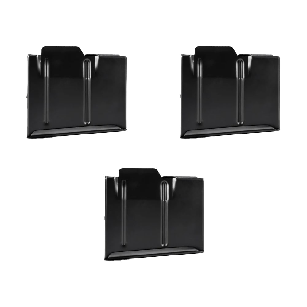 MDT 3-Pack SA .308 Cal 5rd Blk Metal Magazine w/Binderplate Bundle 102014-BLK-MDT-KIT-3X - Main Image
