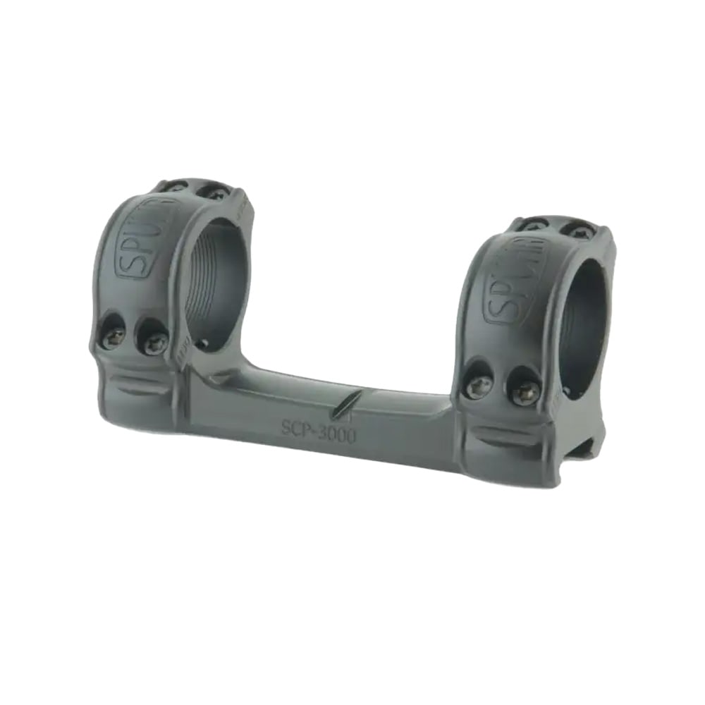 Spuhr Aesthetic Mount 30mm 1"Height 0-MIL/MOA Picatinny Scope Mount w/ 10-Degree Wedge SCP-3000A - Main Image