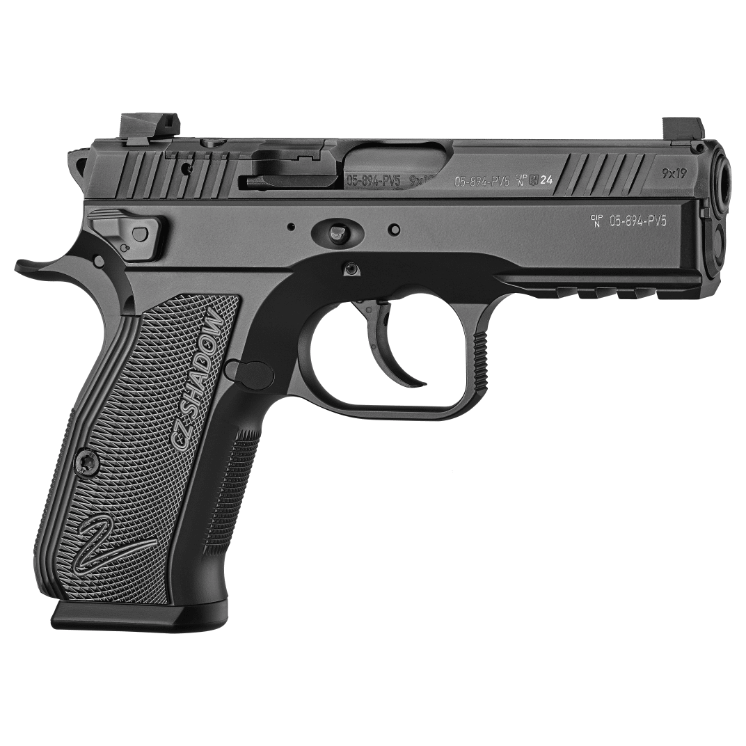 CZ-USA Shadow 2 Carry 9mm 4" Bbl 15rd Optics-Ready Compact Pistol 91244
