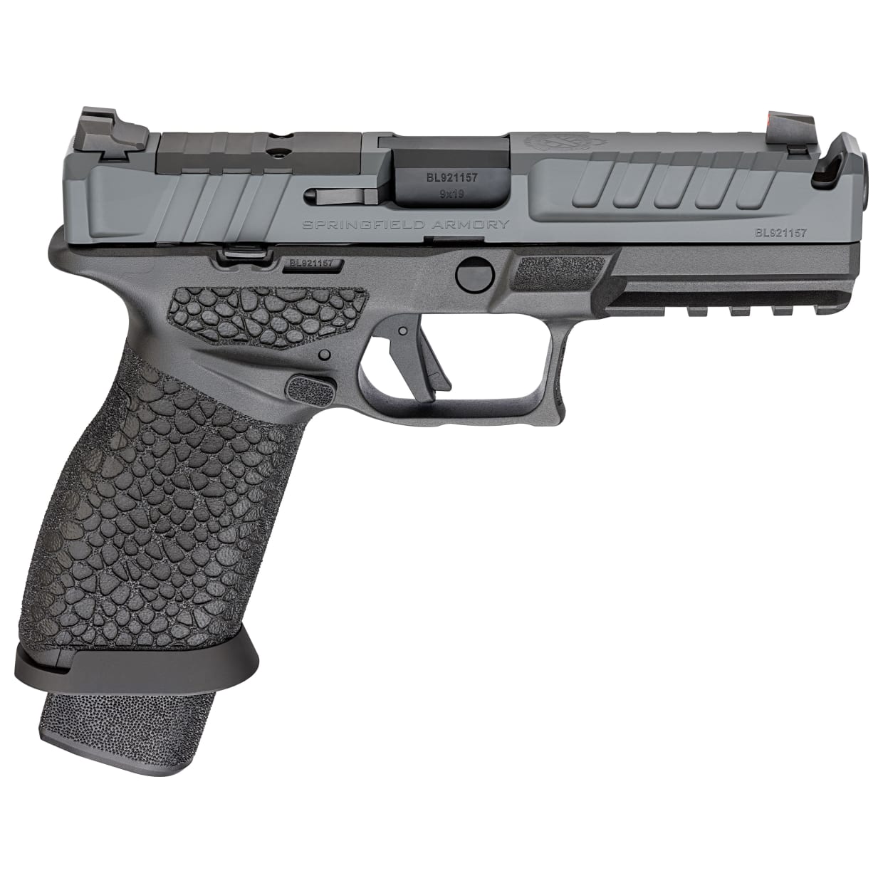 Springfield Armory Echelon Pro 4.5F Full Size 9mm 4.5" Bbl Tritium Front Sight U-Dot Rear Sight Black/Grey Pistol w/(3) 20rd Mags ECP9459BY-COMP - Main Image