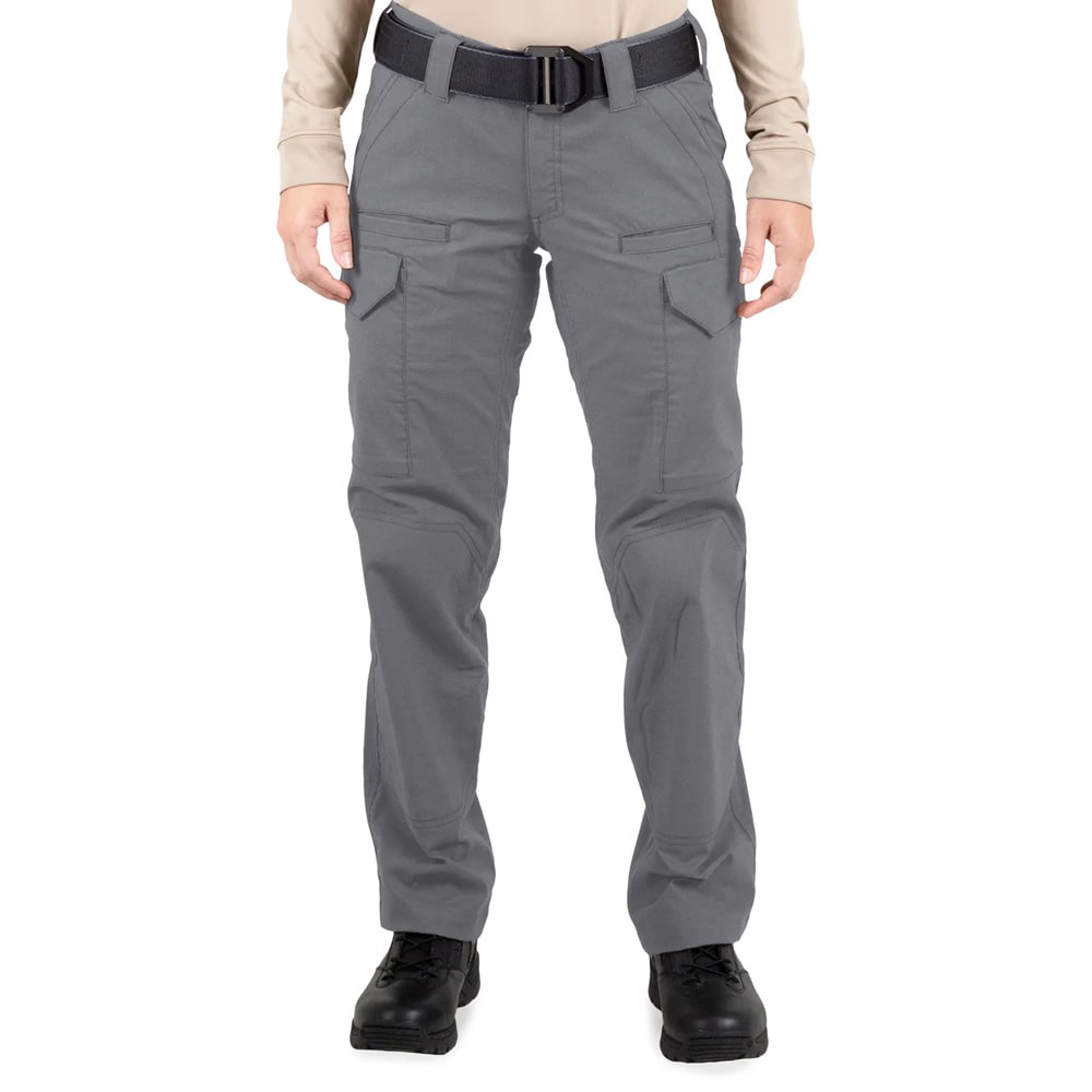 First Tactical Women's V2 Tactical Pants 2-Way Stretch Water Resistant Double-Dyed Wolf Grey 124011-036 - Main Image