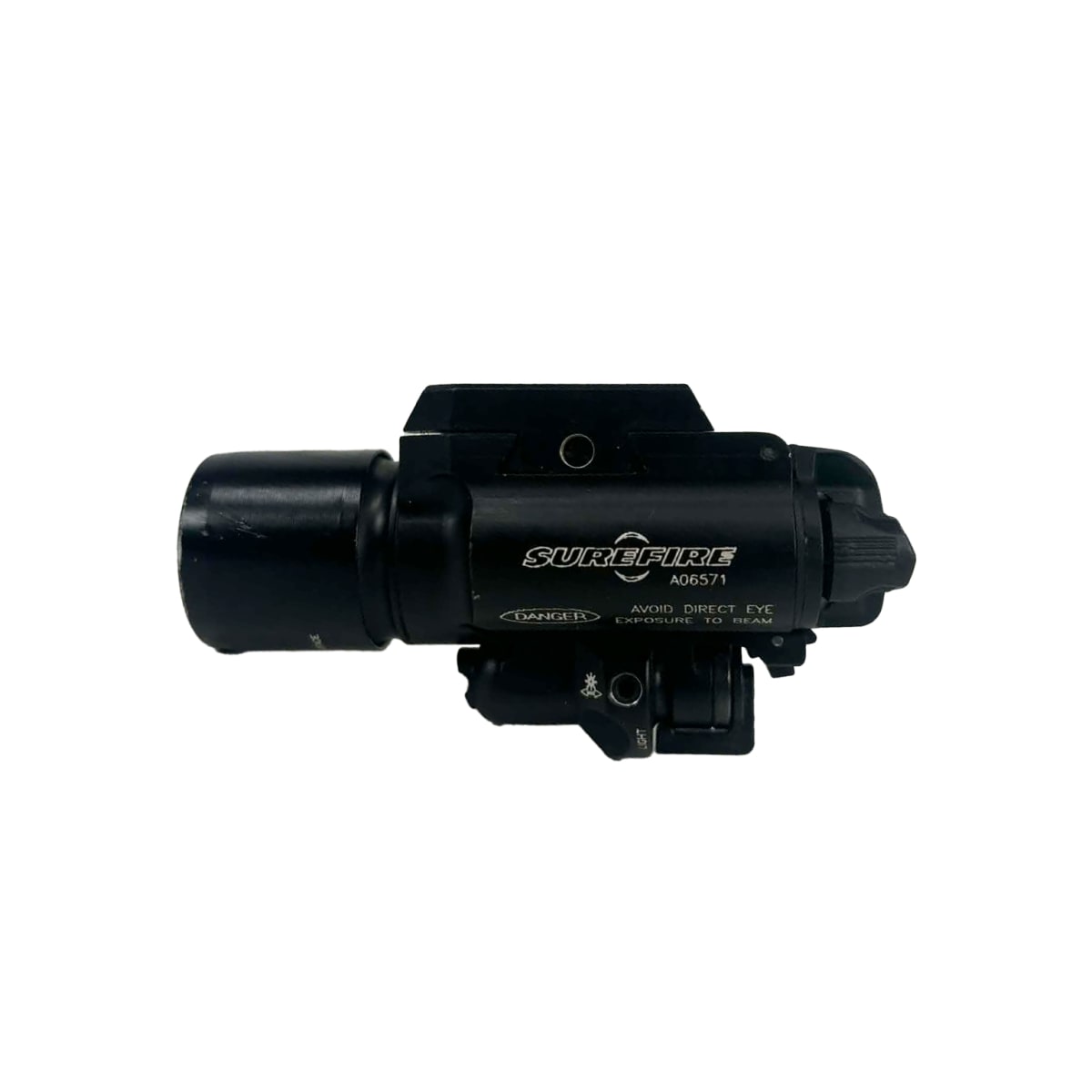 USED SureFire X400 LED Handgun Weapon Light with Red Laser in good condition