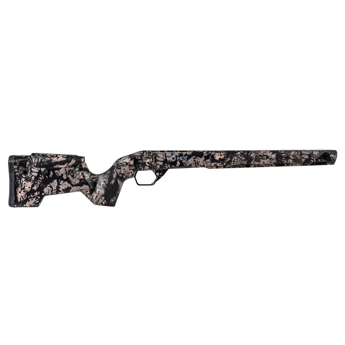 MDT CRBN Hunter Kit Rem 700 Short Action RH Fixed ARCA Kryptek Obskura Nox Chassis System 114481-KOR - Main Image