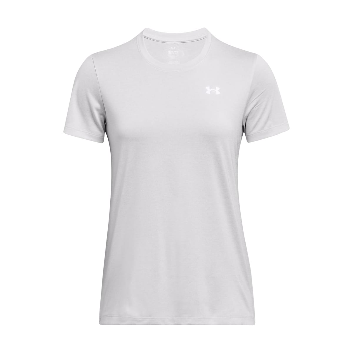 Under Armour Women's Tech Twist Shortsleeve Halo Gray/White Shirt 1384230-01400 - Main Image