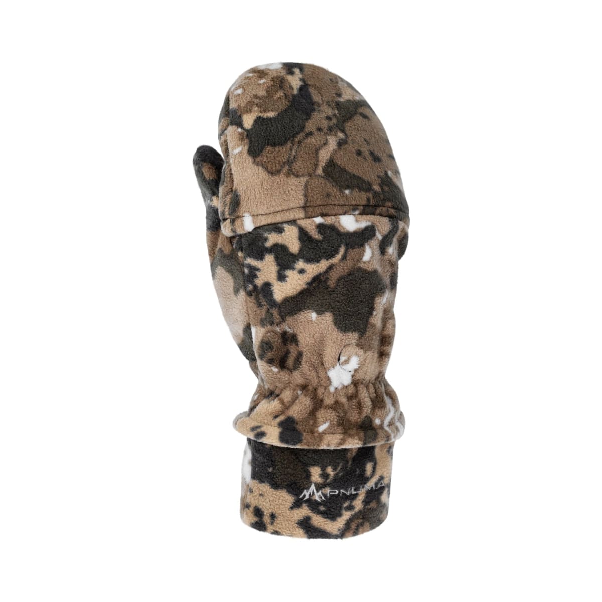 Pnuma Outdoors Pop-Top Fleece Gloves, Caza OV Camo XL GL-PT-OV-XL