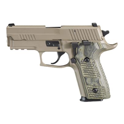 SCORPION, Elite, Flat Dark Earth Finish, Beavertail, SRT, SLITE, Hogue Extreme G10 Grips E29R-40-SCPN