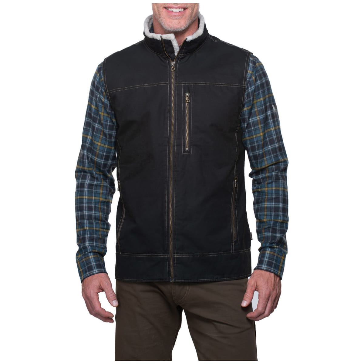 Kuhl Burr Lined Vest Espresso Men's Size XXL 1057-ES-M-XXL