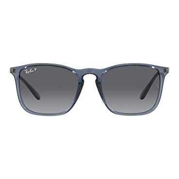 Ray-Ban Chris Transparent Blue Grey Gradient Polar 0RB4187-6592T354