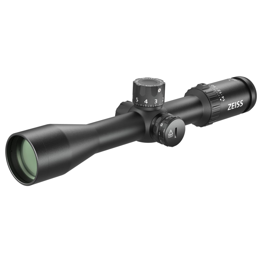 Zeiss V3 4.5-14x44mm 30mm .25 MOA SHRi Illum Reticle (#87) Adj Parallax 25yds Ext Elev Capped Wind Riflescope w/Ballistic Stop 522732-9987-070