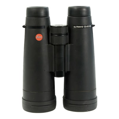Leica Ultravid HD 12x50 Black Armor Binocular.-UB829