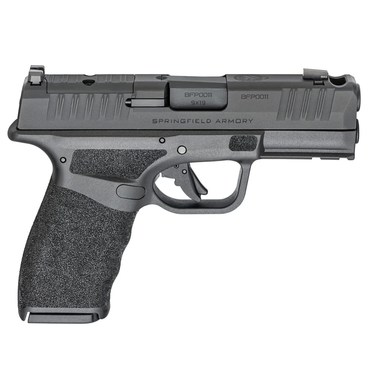 Springfield Armory Hellcat Pro Comp 9mm 3.8" Bbl Black Optic Ready Handgun w/ Tritium Sights. 2x10rd Mags HCP9379BOSPLC-COMP - Main Image