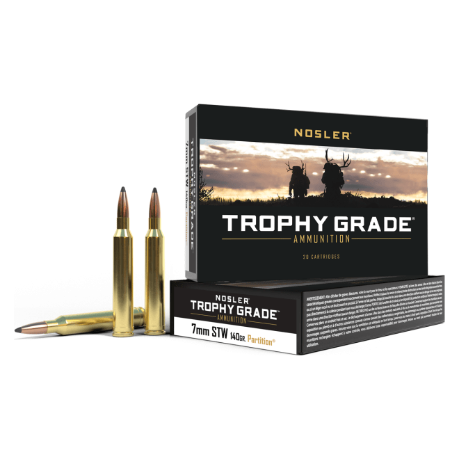 Nosler Trophy Grade TGA - 7mm STW 140g PT SP (20ct) Ammunition 60046