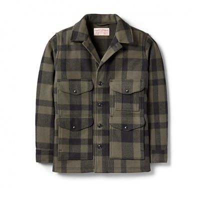 Filson Mackinaw Crusier X- Long (Ak Fit) OtGnBlack M-LONG FCO-010517 FIL-10044-OtGnBlack-M-LONG