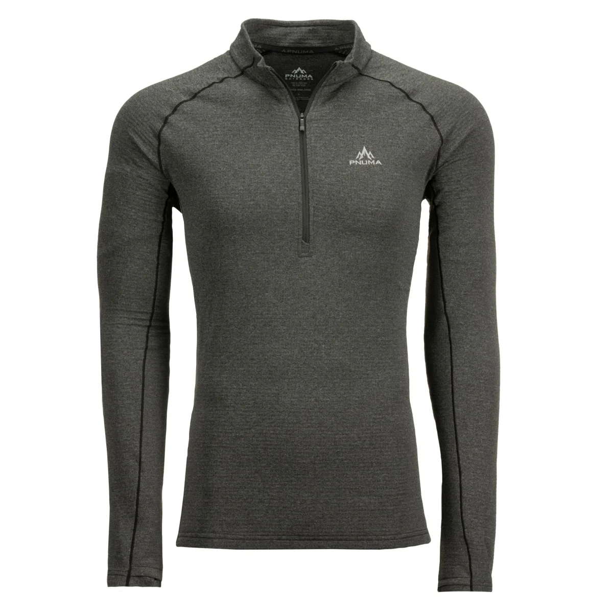 Pnuma Outdoors Base Haven 1/4 Zip Pullover, Beluga Color 3XL P308BXXX