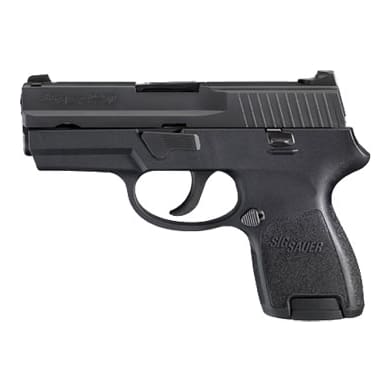 Black Nitron Finish, 380ACP, SLITE Night Sights, 12rd Magazine---Same as 380ACP above, but with Ambi 250SC-380-BSS-MS