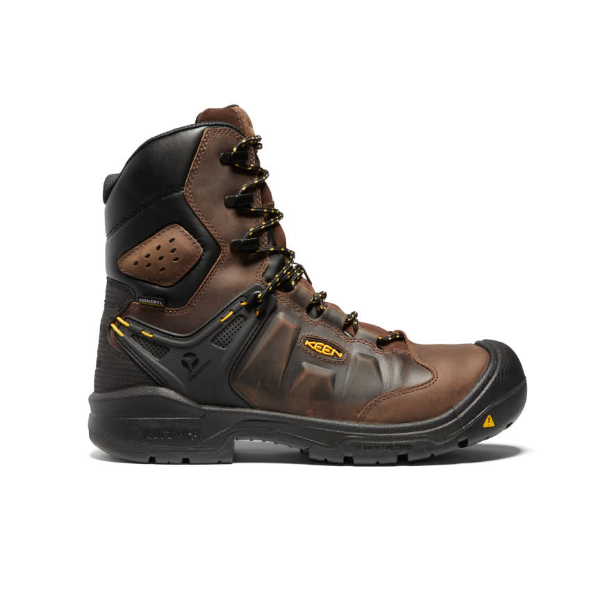 Keen American Built Dover 8" WP 600 G Men's Dark Earth/Black 9EE 1024222-9EE