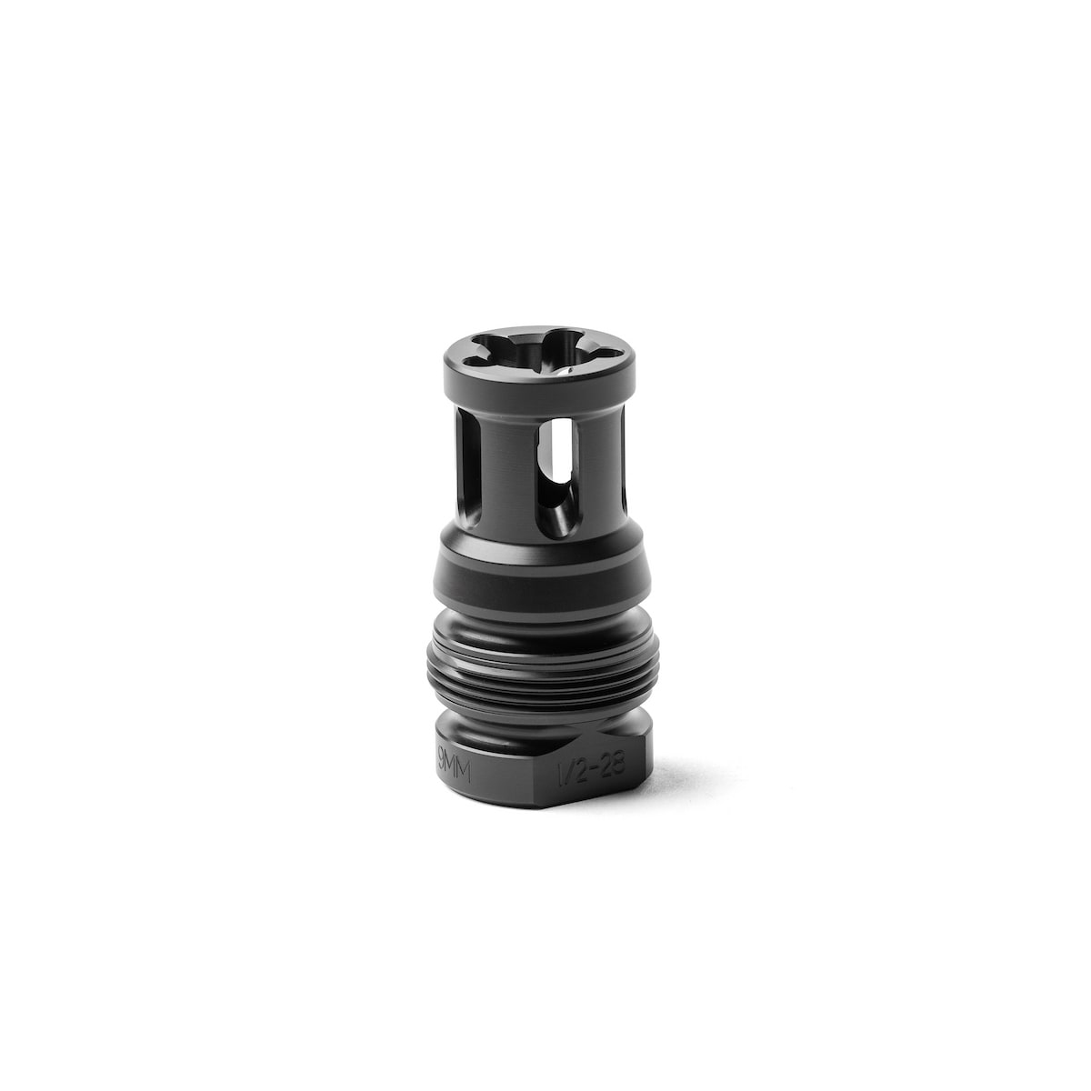 Dead Air Dead Air RXD Xeno 9mm 1/2-28 17-4 Black Nitride Stainless P-Series BirdCage Flash Hider RXD687