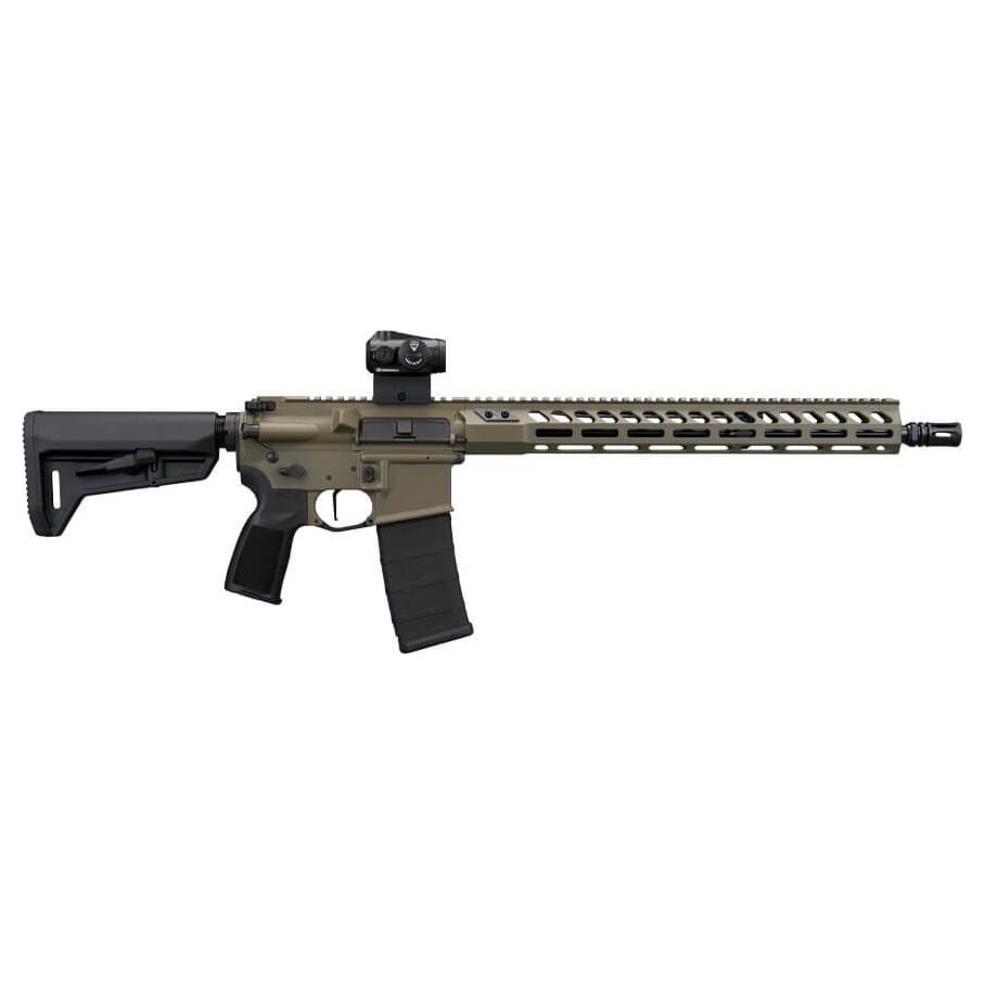 Sig Sauer M400 Forge 5.56 Nato Rifle 16"Bbl CHF w/ Romeo-MSR Gen II Telescoping Stock Two-Stage Trigger MLOK Hg 1x30Rd Mag RM400-556N-16B-FORGE-MSGRN - Main Image