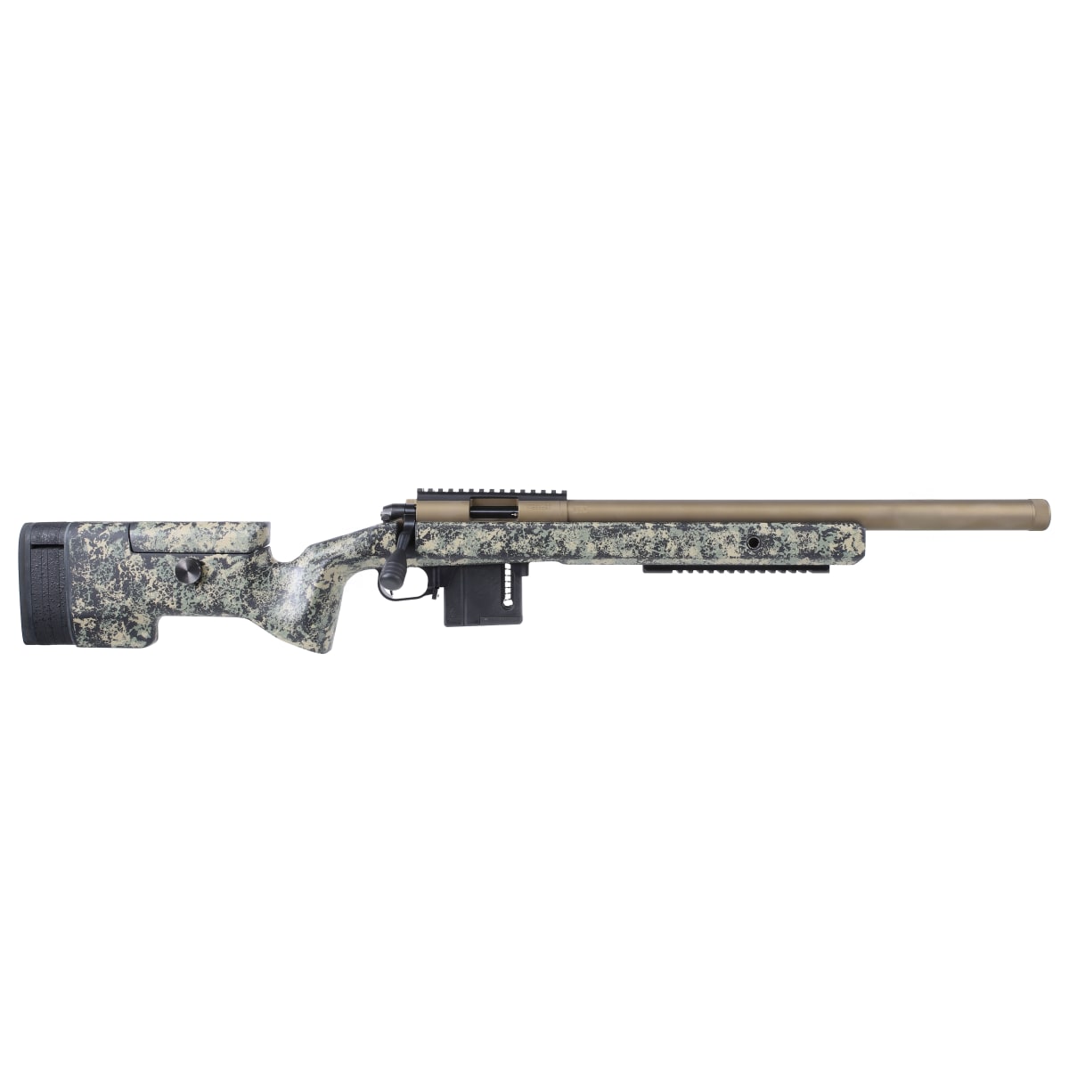 Vudoo Gun Works Gen2 McMillan U-1 20" Bart 1.20 1/2x28 40MOA M5 DBM HP Rem TT 510 v2 Elite Hunter SA Bot Thin Curv Shoe RAV-V22-RH-BBZ-20TBL-U1-VAMB