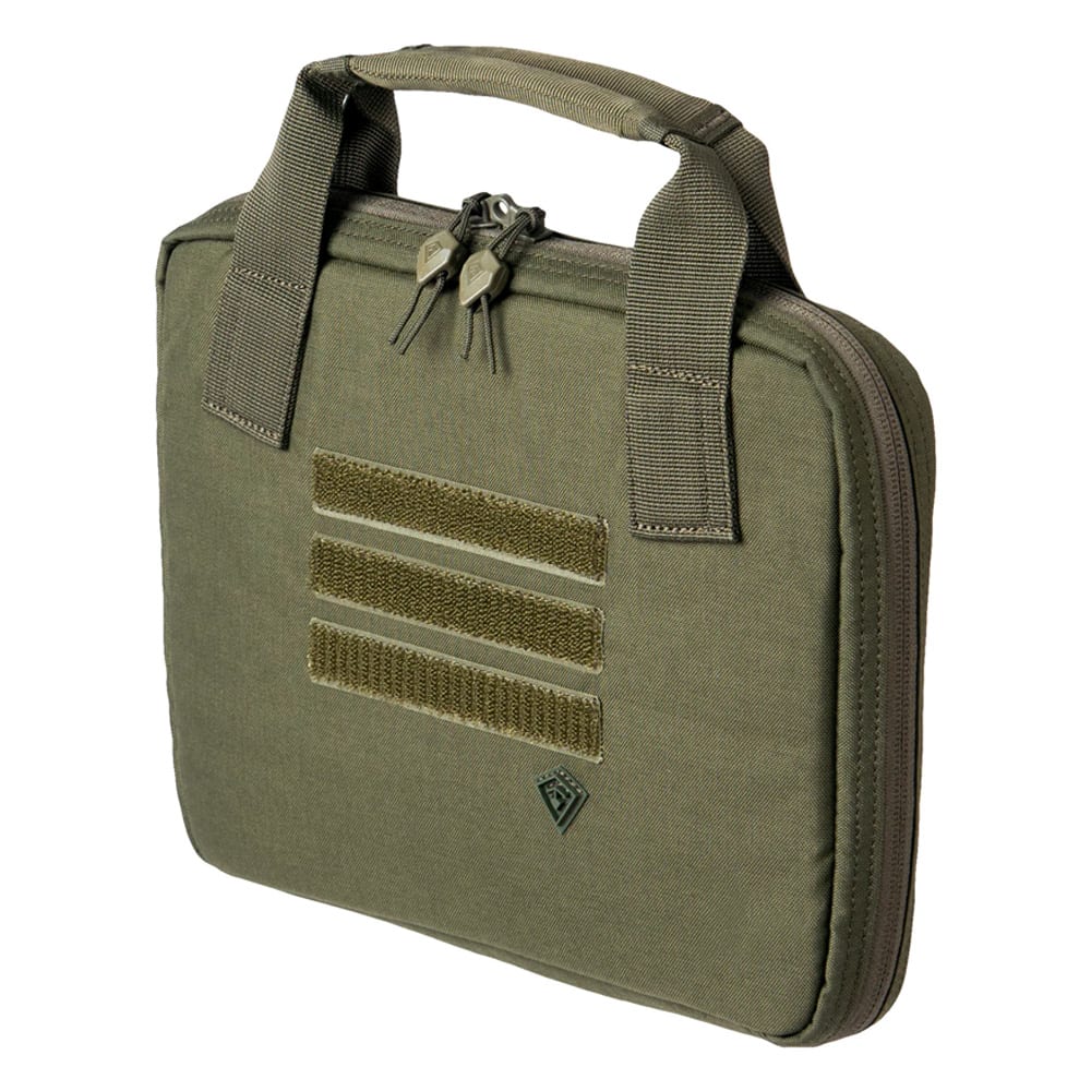 First Tactical OD Green 500D Nylon 11x8" Pistol Sleeve w/ YKK Zippers and Hook&Loop Mounts 180010-830-1SZ - Main Image
