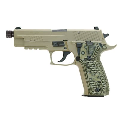 SCORPION, Elite, Flat Dark Earth Finish, Beavertail, SRT, SLITE, Hogue Extreme G10 Grips---Same as P E26R-9-SCPN-TB