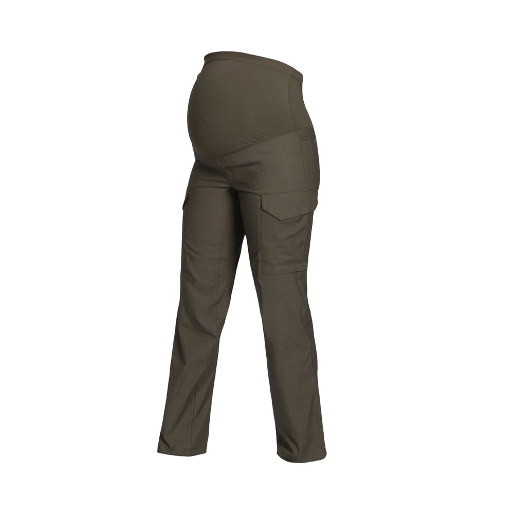 First Tactical Women's V2 Tactical Maternity Pants 2-Way Stretch Water Resistant Double-Dyed Ranger Green 124011M-610 - Main Image